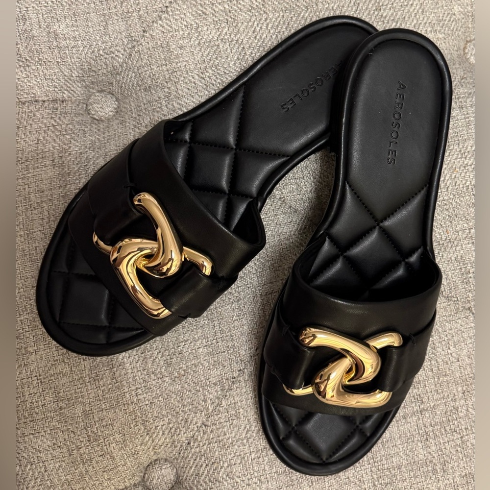 AÉROSOLES Big Charm slide sandals